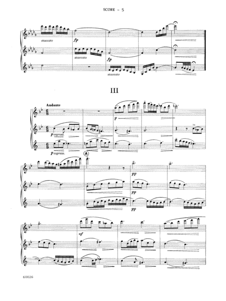 Suite For Woodwind Trio (Opus 46) - Full Score