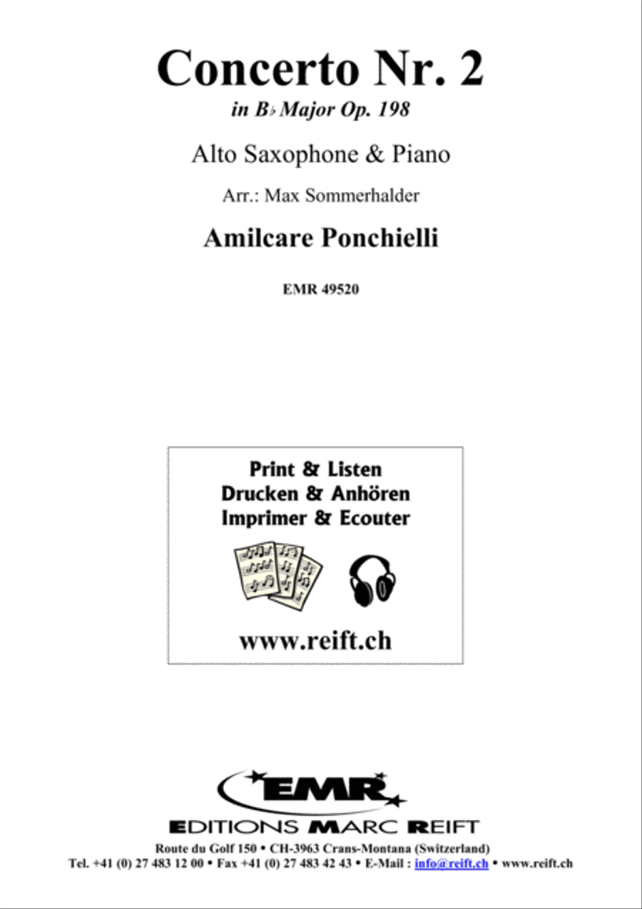 Concerto No. 2 Alto Saxophone scores gallery preview page 1