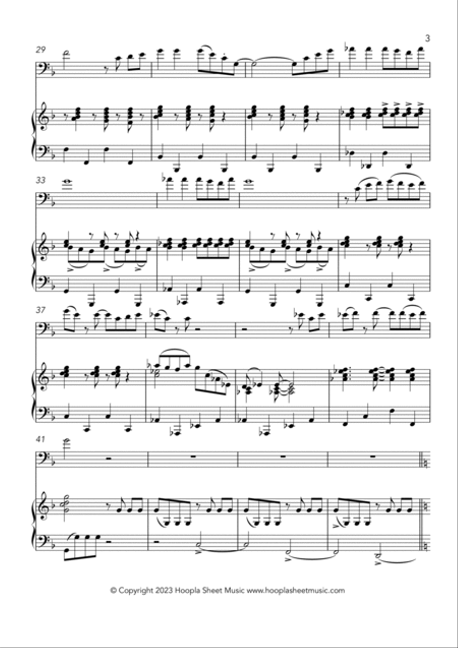 High Flight Piano scores gallery preview page 3