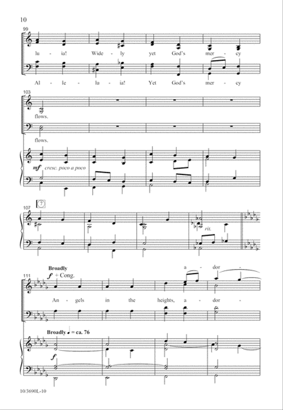 King of Heaven 4-Part scores gallery preview page 10