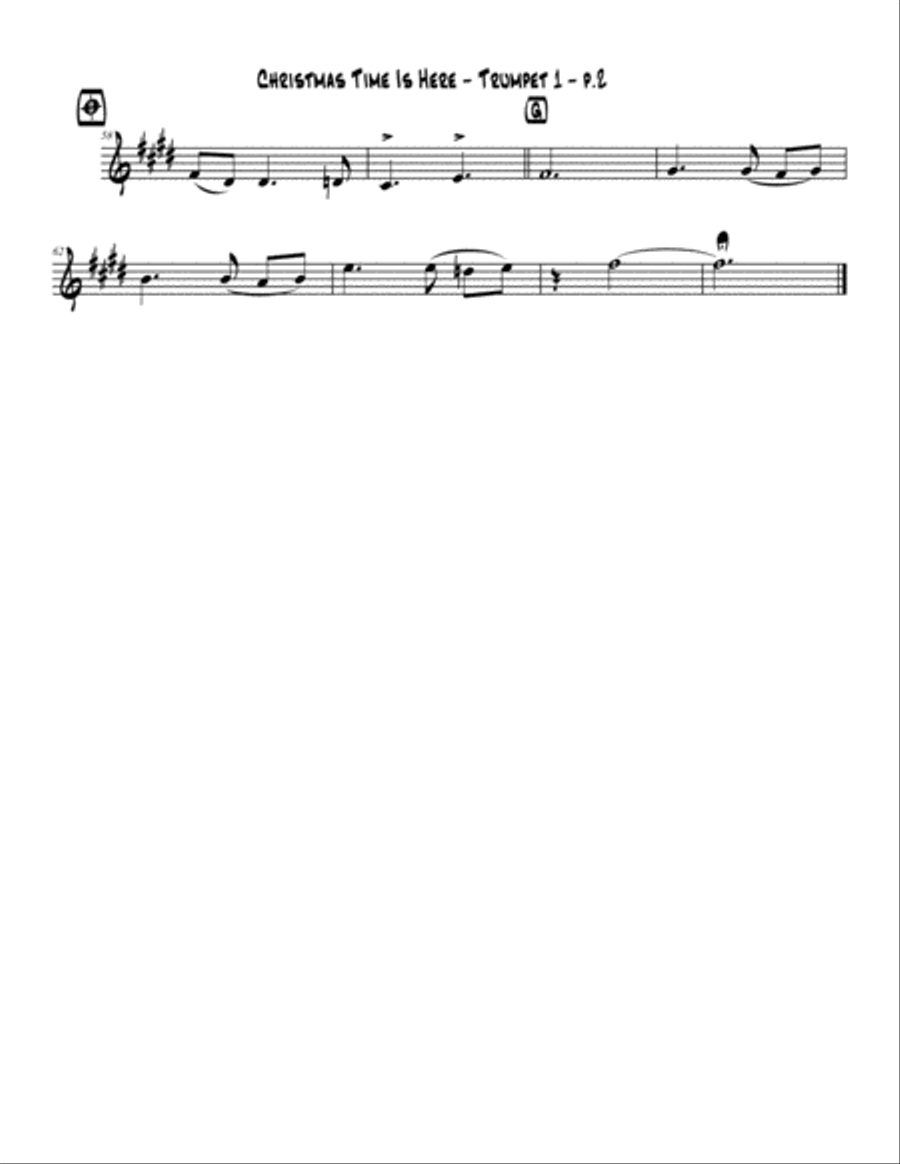 Christmas Time Is Here Christmas Time Is Here Brass Ensemble scores gallery preview page 6