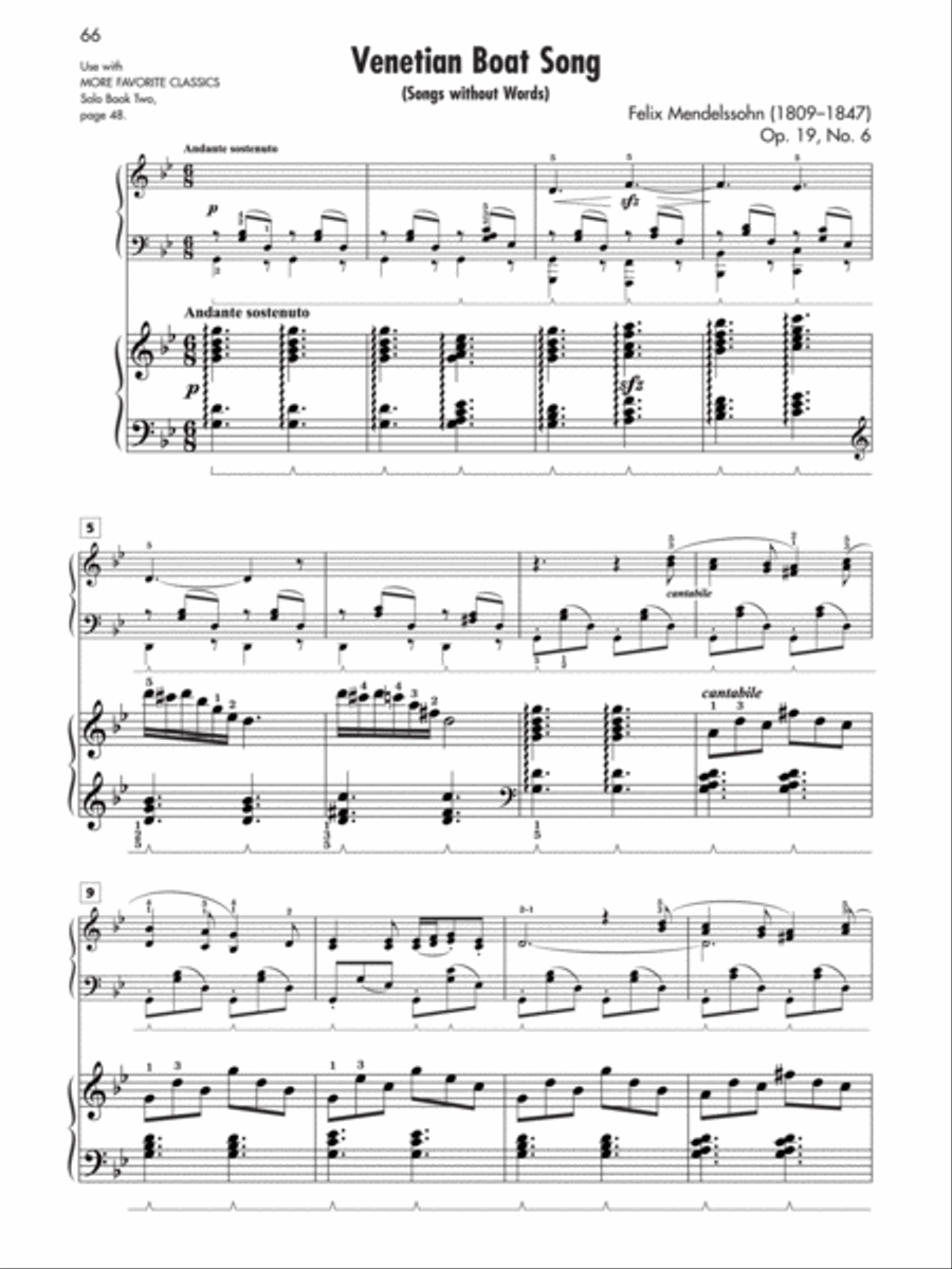 More Favorite Classics, Book 2 Piano Solo scores gallery preview page 5