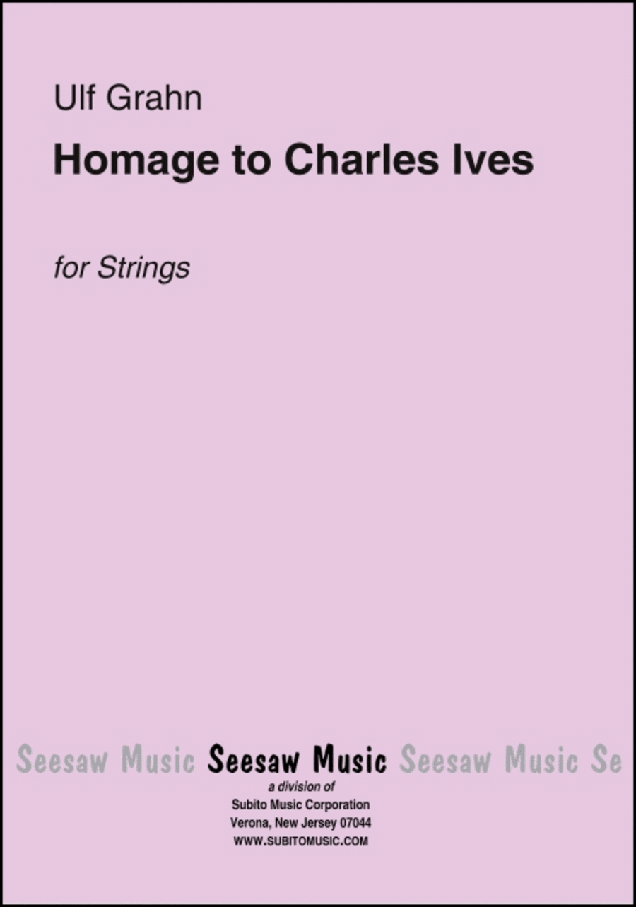 Homage to Charles Ives Homage to Charles Ives Set of Parts scores gallery preview page 1
