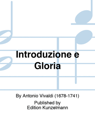 Book cover for Introduzione e Gloria