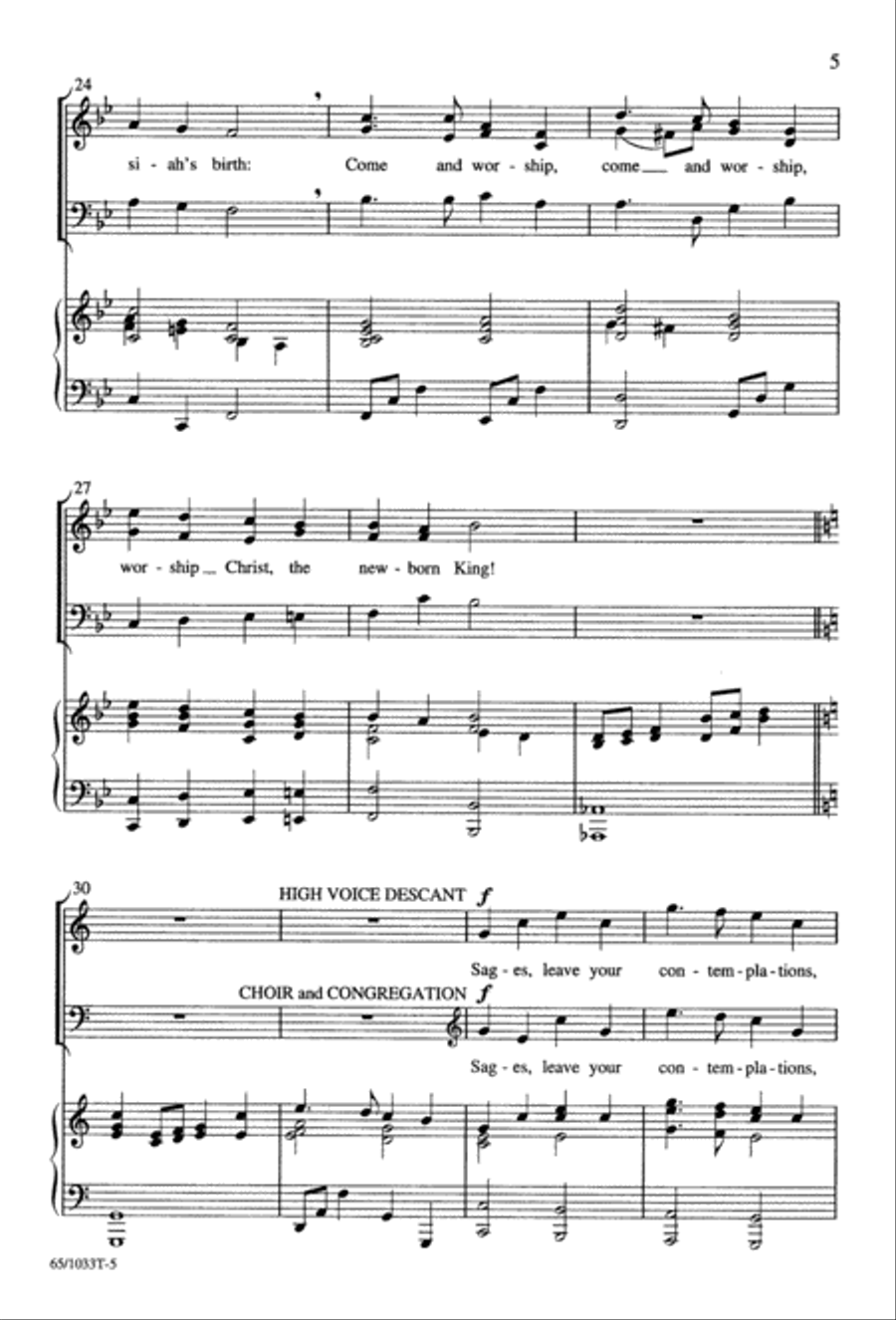 Wonderful Counselor 3-Part scores gallery preview page 7