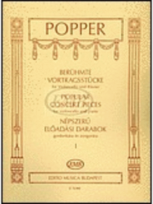 Book cover for Popper - Popular Concert Pieces Book 1 Cello/Piano