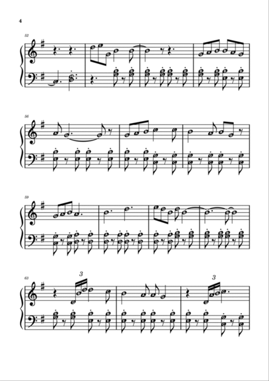 Perfect Easy Piano scores gallery preview page 4