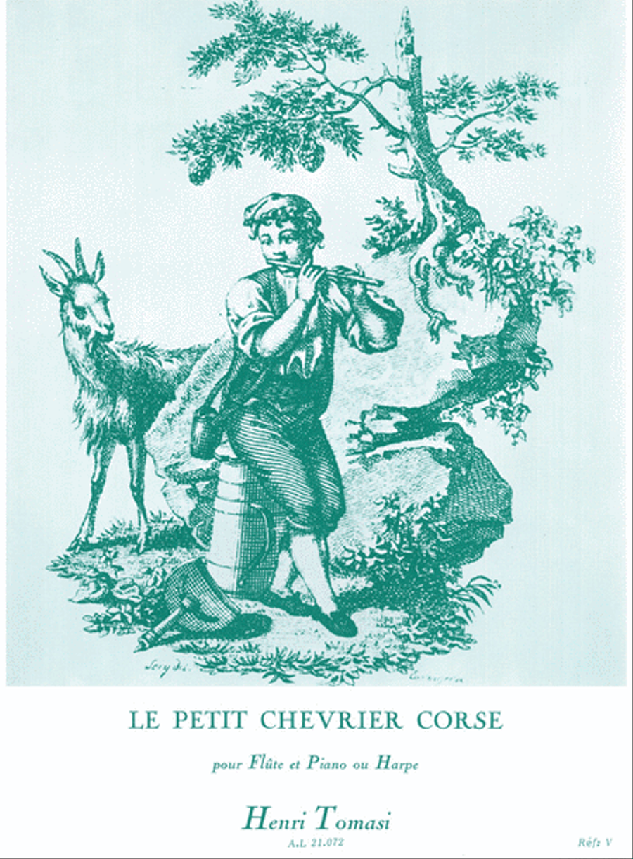 Le Petit Chevrier Corse (flute/piano) Flute Solo scores gallery preview page 1