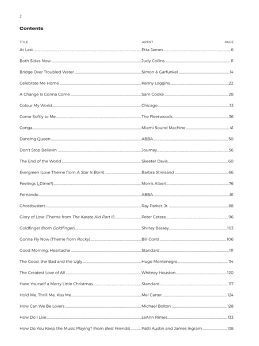 Best Loved Songs Best Loved Songs Piano, Vocal, Guitar scores gallery preview page 3