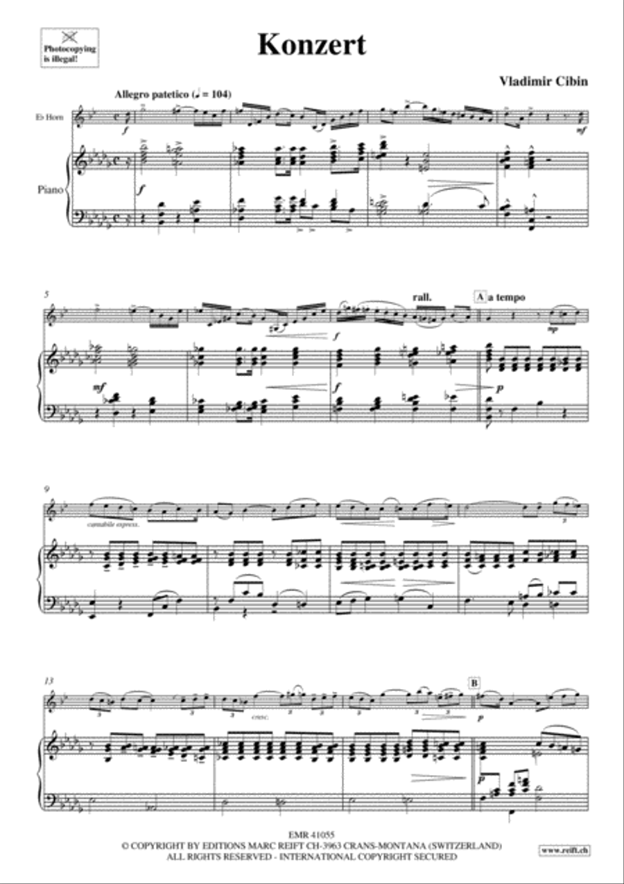 Konzert Horn scores gallery preview page 6
