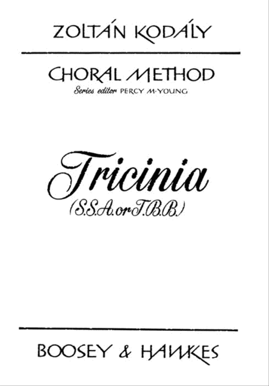 Tricinia Hungarica SSA scores gallery preview page 1