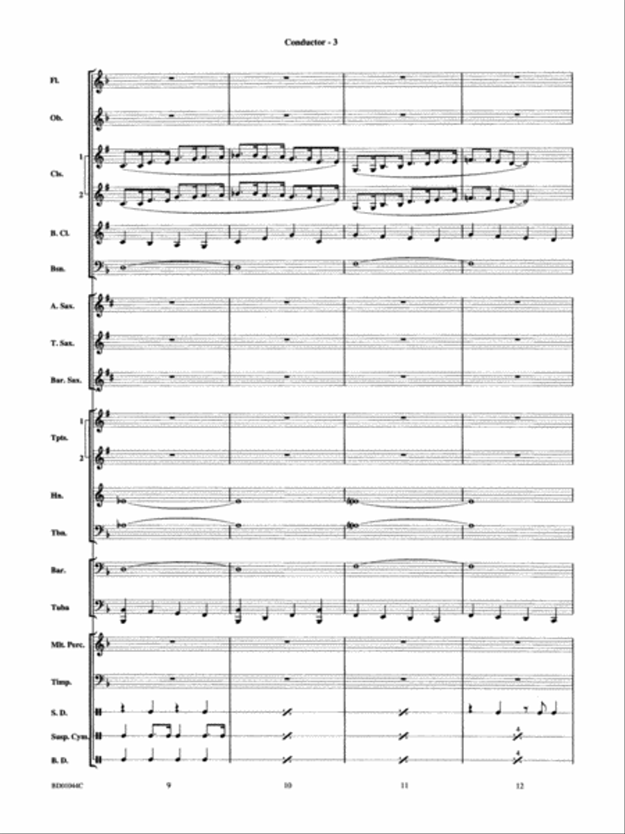 Clarinet Boogie: Score Concert Band scores gallery preview page 5