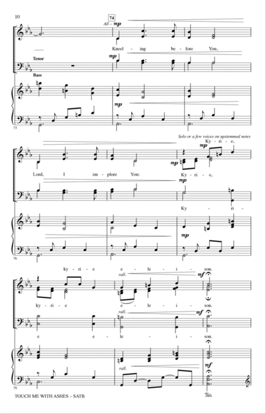 Touch Me With Ashes 4-Part scores gallery preview page 9
