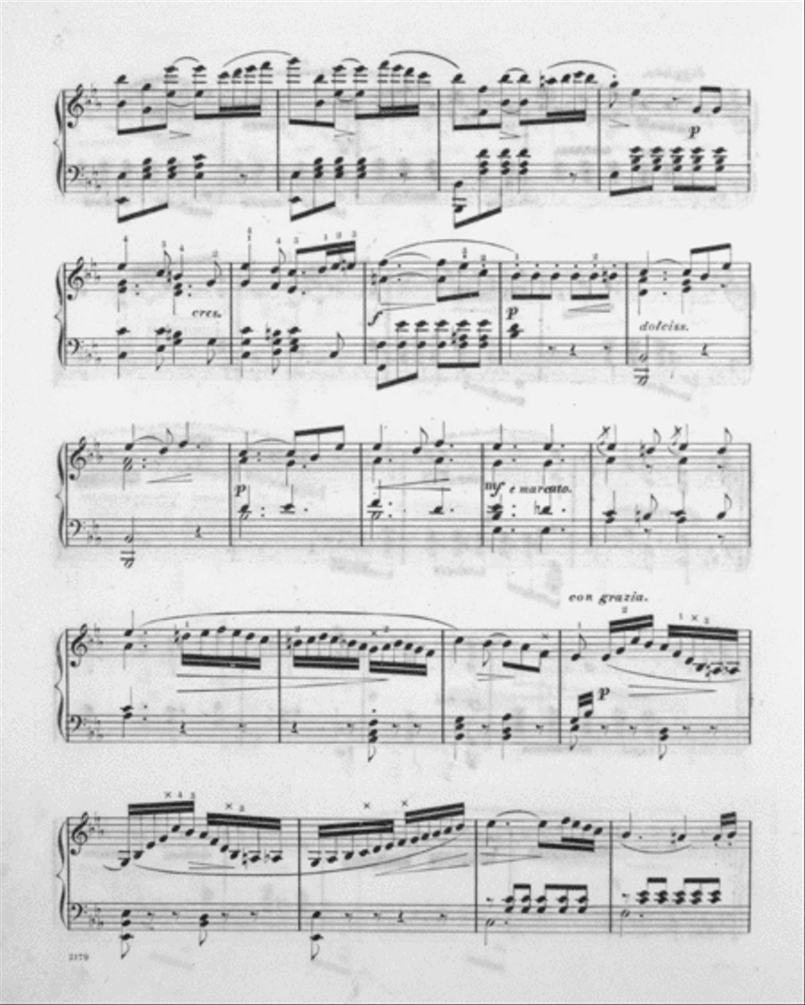 Souvenir De L'Opera. Souvenir De Weber. Fantasie De Salon. Sur L'Opera Der Freyschutz Piano Solo scores gallery preview page 4
