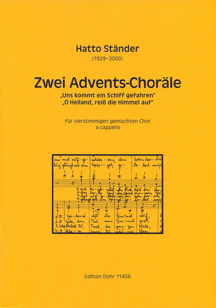 Zwei Adventschoräle für 4stg. gem. Chor a cappella (1963)