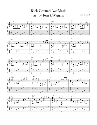 Bach-Gounod Ave Maria - Classical Guitar