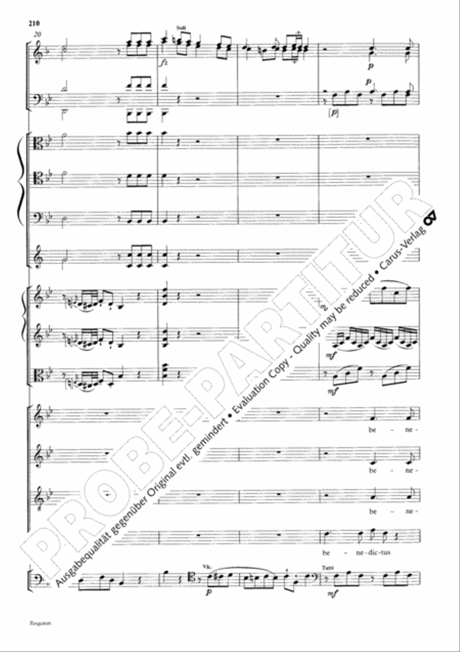 Requiem Requiem 4-Part scores gallery preview page 217