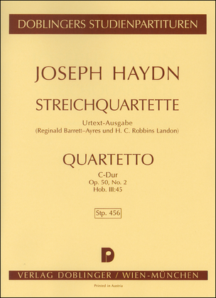 Streichquartett C-Dur op. 50 / 2