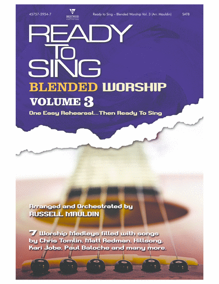 Ready to Sing Blended Worship, Volume 3 (Preview-Pak) image number null