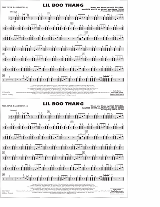 Book cover for Lil Boo Thang (arr. Jay Bocook) - Multiple Bass Drums