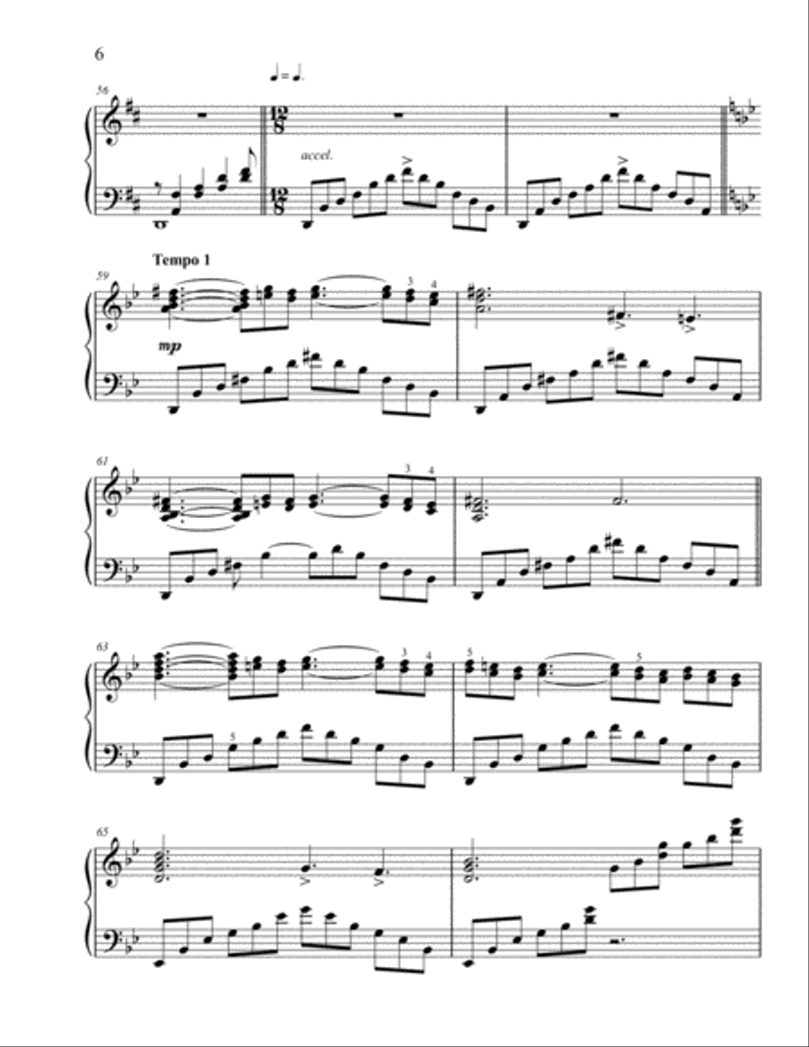 Legend Legend Piano Solo scores gallery preview page 6