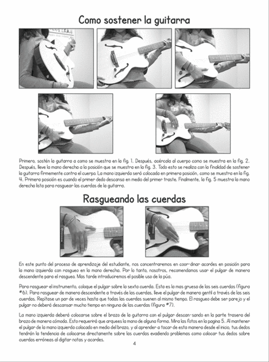 Metodo de Guitarra para Ninos Volumen Uno Guitar scores gallery preview page 5