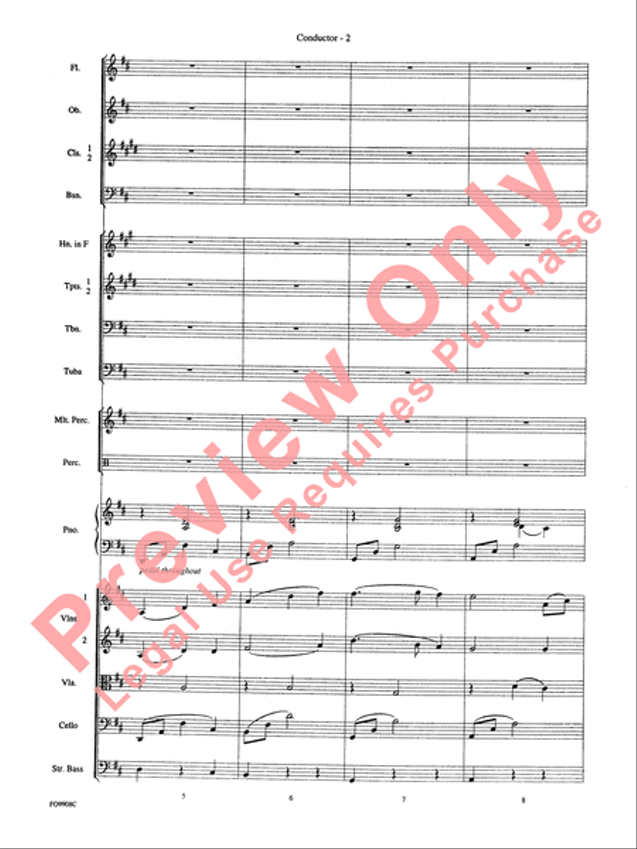 Ashokan Farewell Ashokan Farewell Full Orchestra scores gallery preview page 5