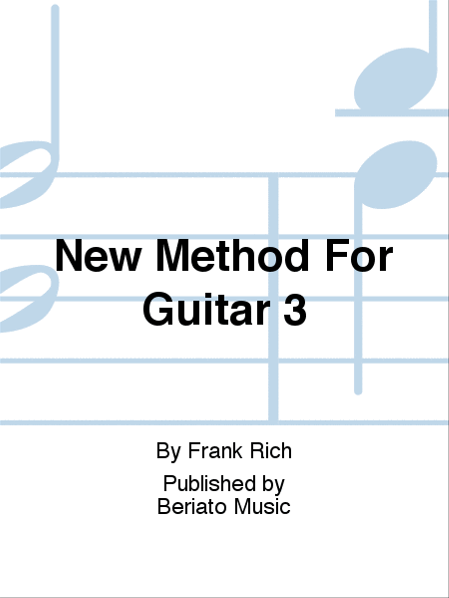New Method For Guitar 3 Guitar scores gallery preview page 1