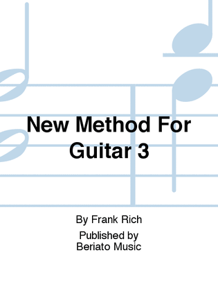 Book cover for New Method For Guitar 3
