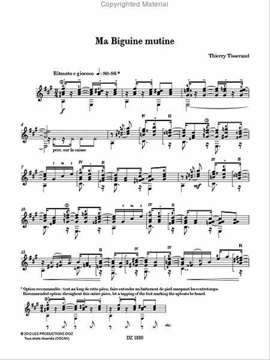 2 Danses Classical Guitar scores gallery preview page 2