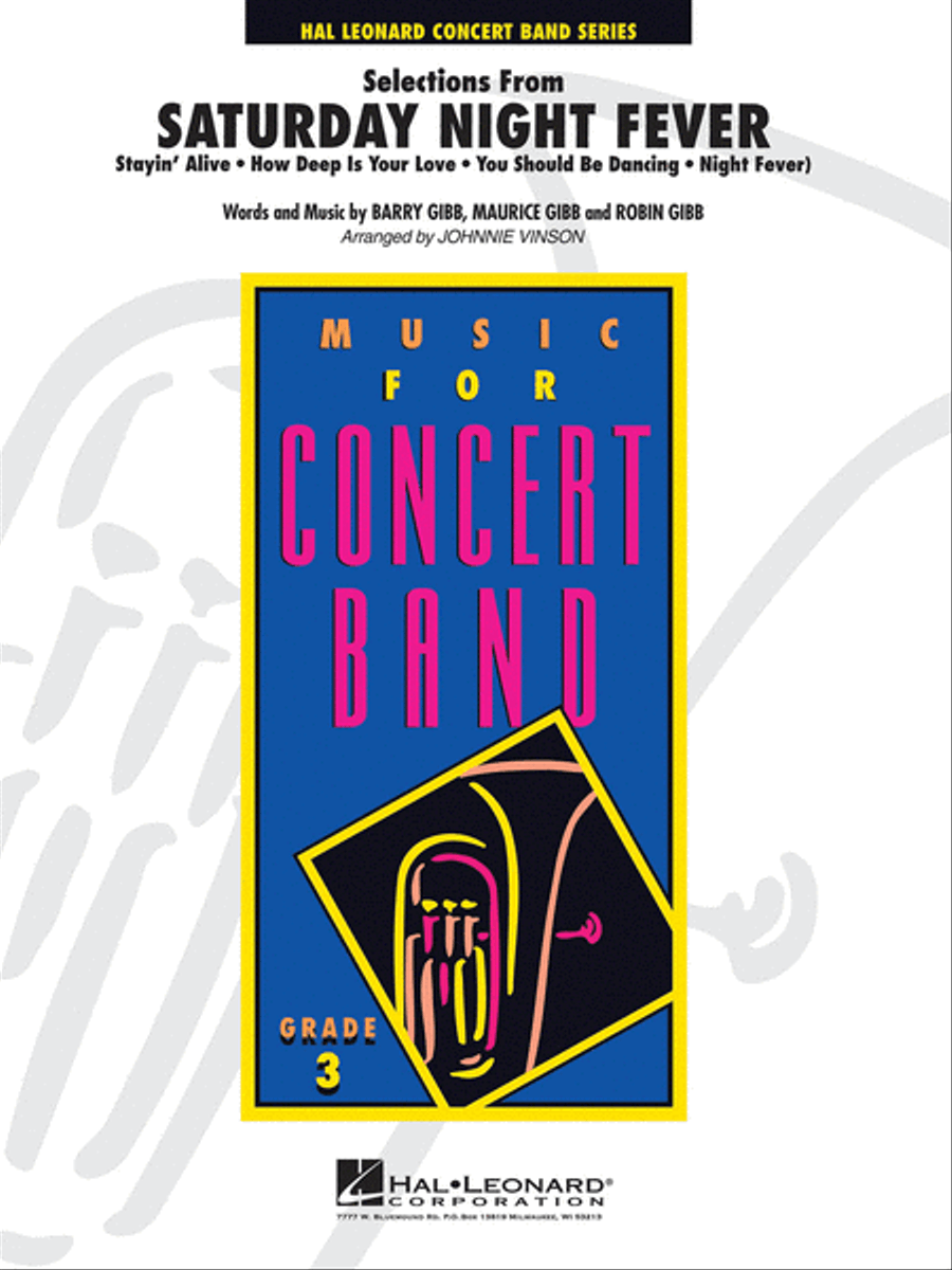 Saturday Night Fever, Selections from Concert Band scores gallery preview page 1