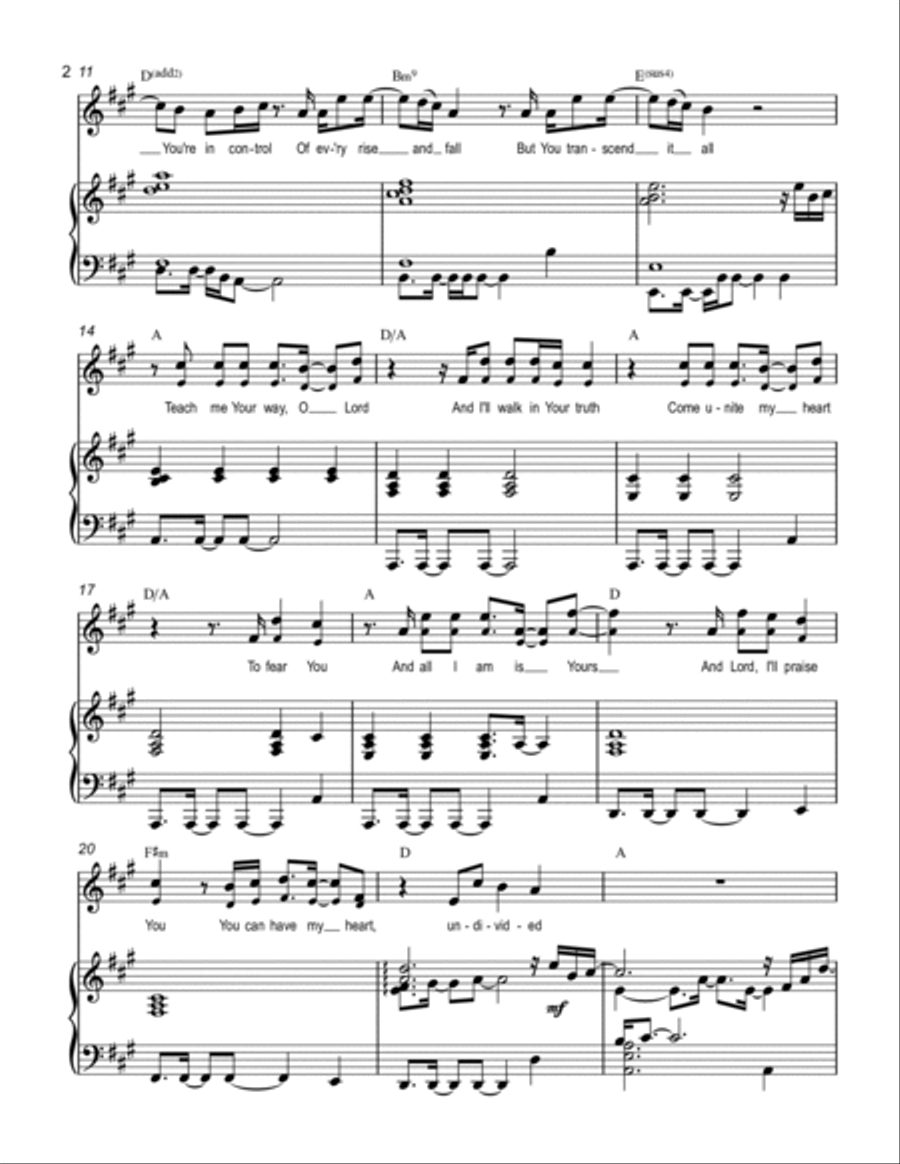 Undivided Heart Undivided Heart Voice scores gallery preview page 2