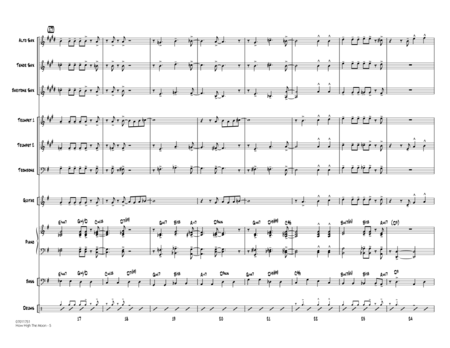 How High The Moon - Conductor Score (Full Score)