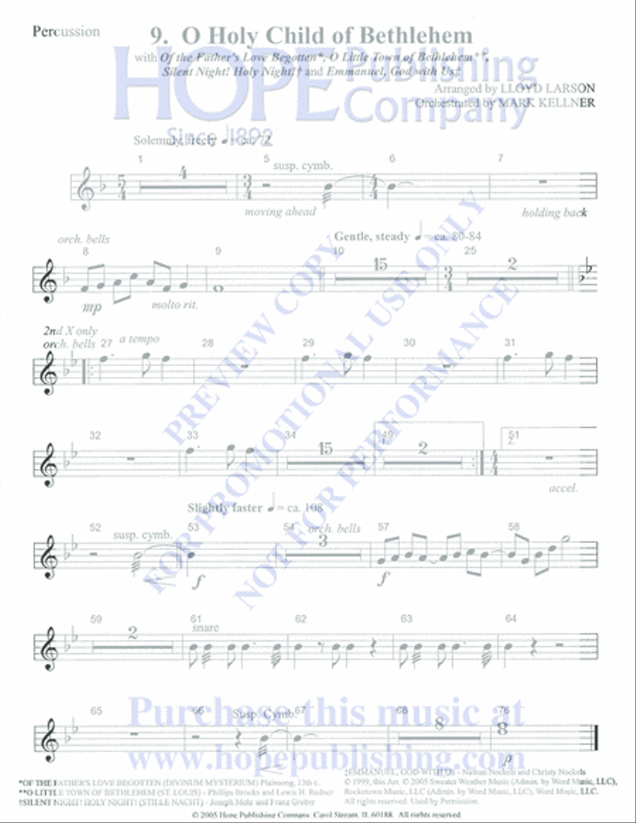 Emmanuel Emmanuel Orchestra scores gallery preview page 290