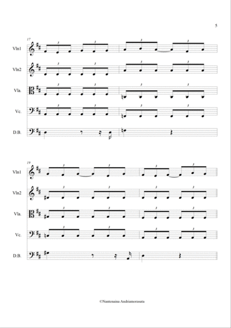 AZA MADITRA String Quartet scores gallery preview page 6