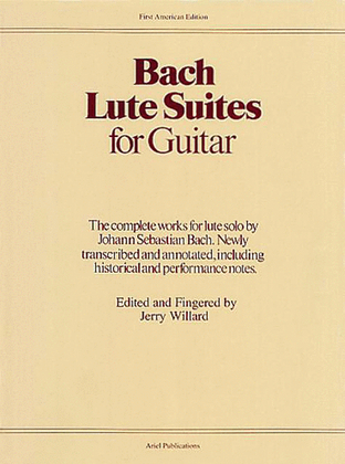 Book cover for Lute Suites For Guitar