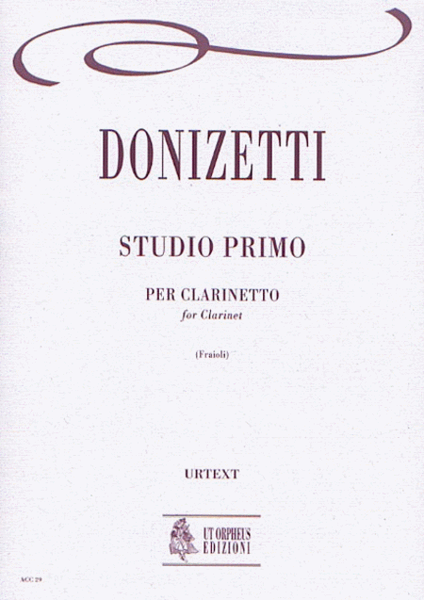Studio primo for Clarinet in B flat