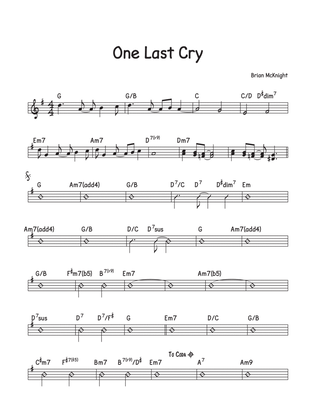 Book cover for One Last Cry