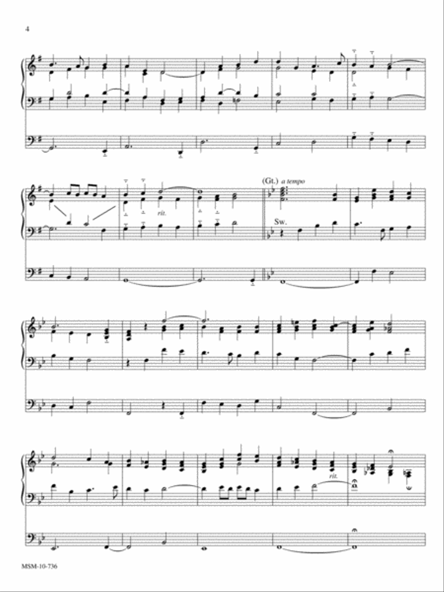 Prelude When in Our Music God Is Glorified Organ scores gallery preview page 2