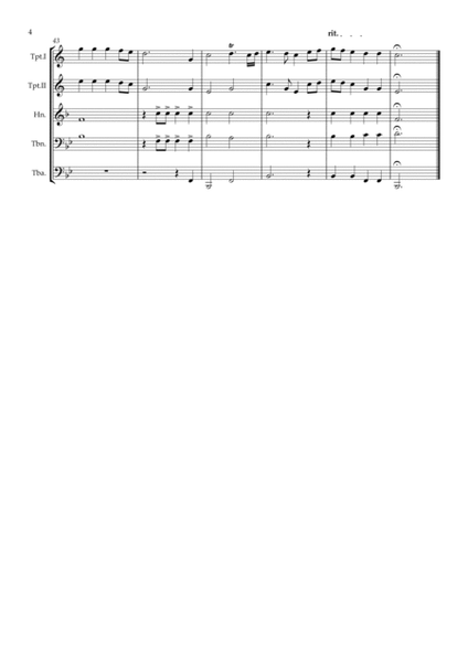 Baroque Suite for brass quintet image number null