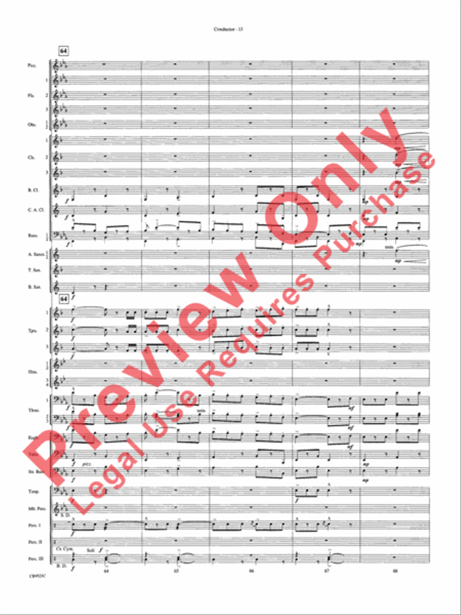The Wizard of Oz Concert Band scores gallery preview page 16