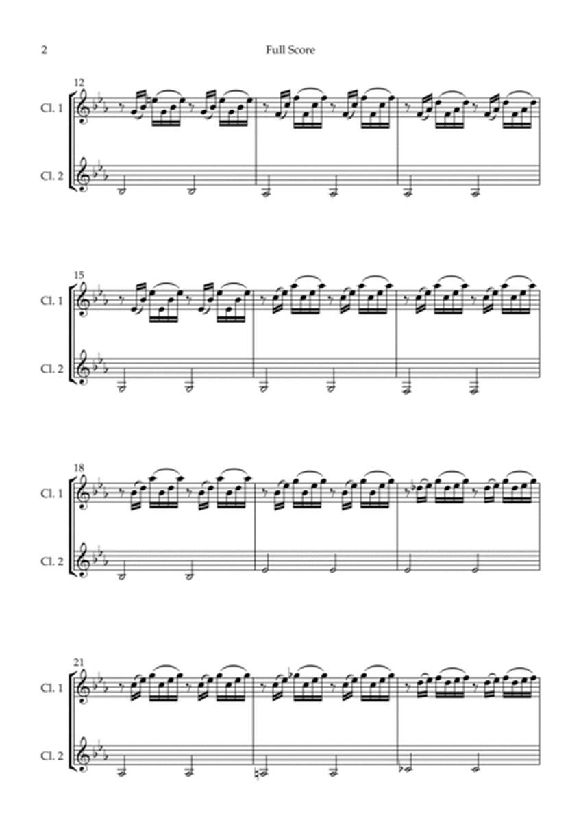 Prelude 1 in C Major BWV 846 (from Well-Tempered Clavier Book 1) for Clarinet in A Duo image number null