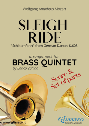 Sleigh Ride - Brass quintet/ensemble score & parts (10)