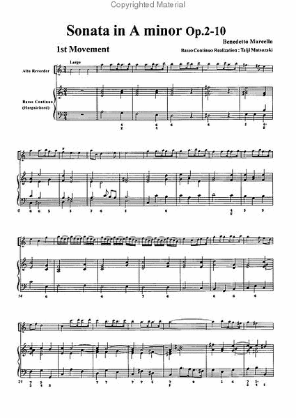 Sonata A minor, Op. 2-10