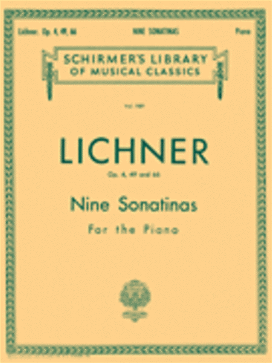 9 Sonatinas, Op. 4, 49, 66 Piano Method scores gallery preview page 1
