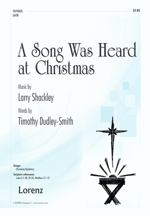 Book cover for A Song Was Heard at Christmas