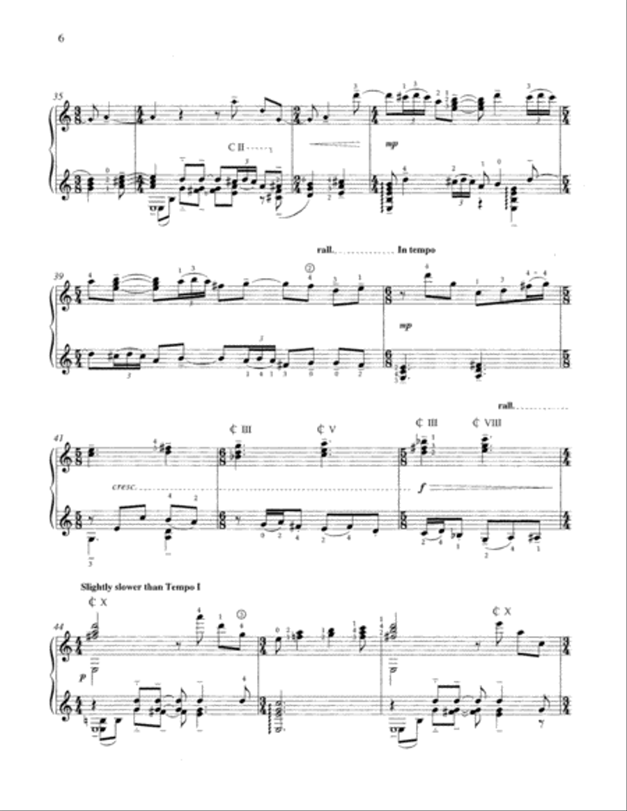Of a Summer Evening Of a Summer Evening Guitar scores gallery preview page 5