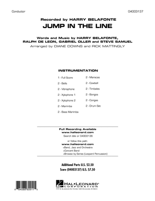 Jump in the Line - Full Score
