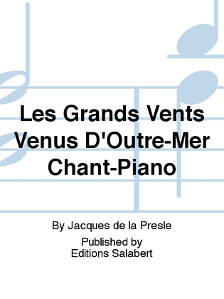 Les Grands Vents Venus D'Outre-Mer Chant-Piano