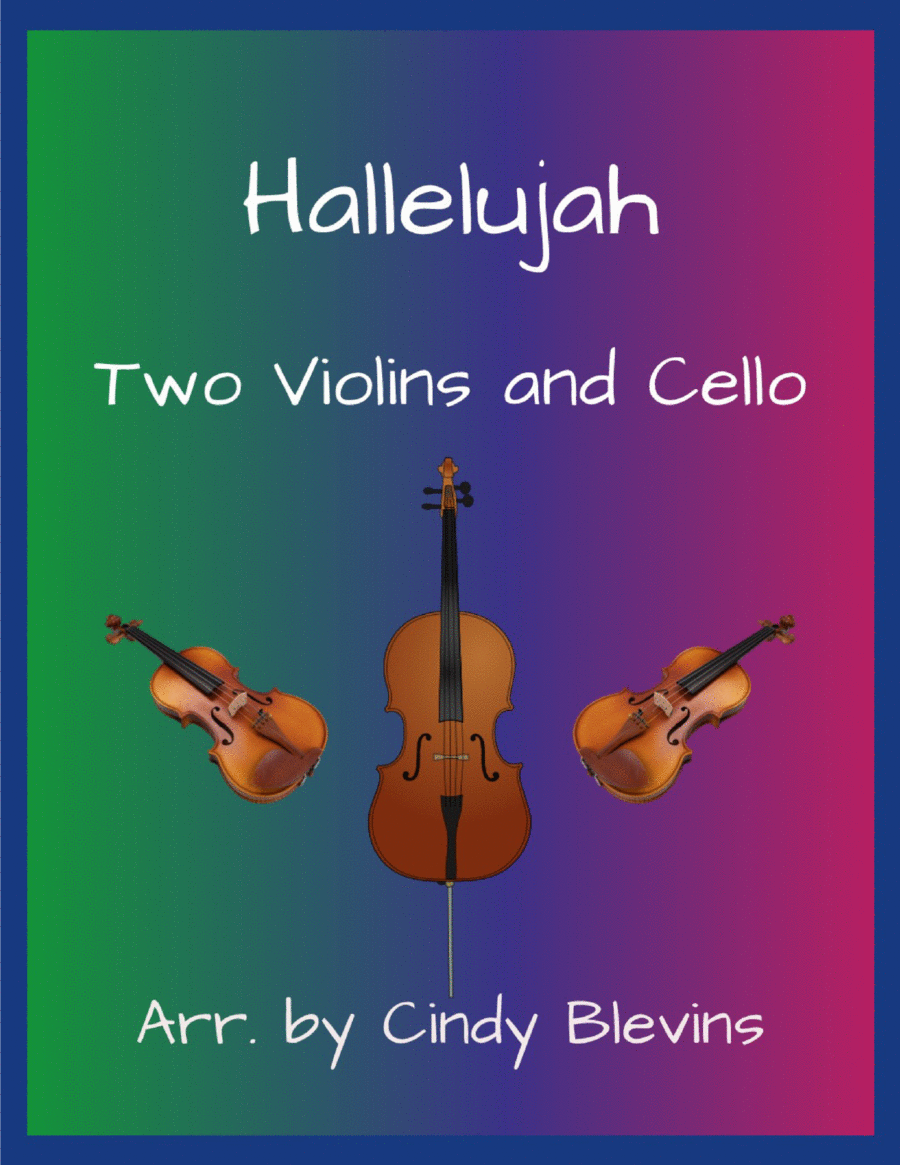 Hallelujah String Trio scores gallery preview page 1